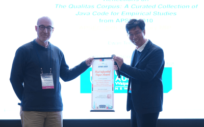 Associate Professor Ewan Tempero wins Most Influential Paper Award